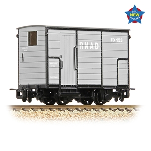 393-100 RNAD Enclosed-End Brake Van RNAD Grey (image for) 393-100 RNAD Enclosed-End Brake Van RNAD Grey